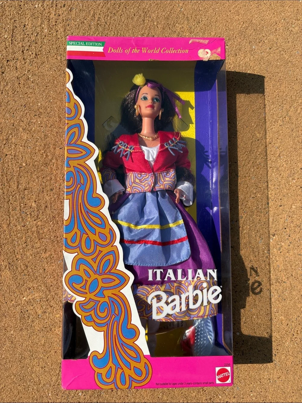 NWT 1993 Italian Barbie Special Edition by Mattel Dolls of the World Collection